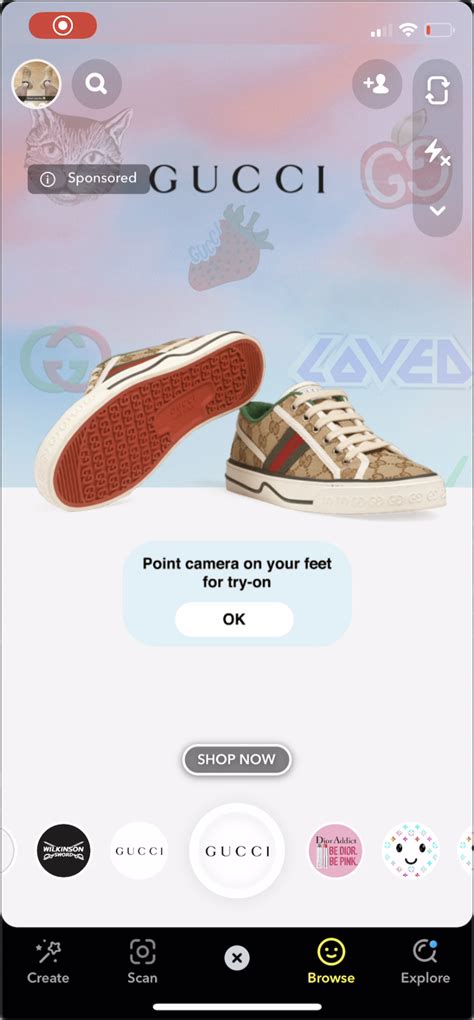 gucci filter for snapchat|gucci snapchat success stories.